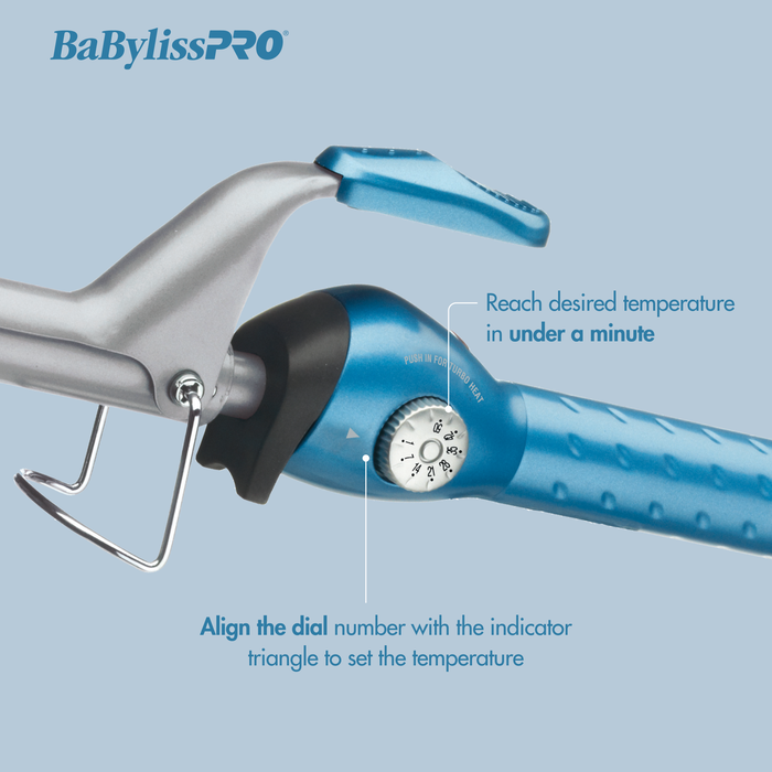 Babyliss pro 1 curling iron hot sale